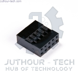 2x5P DuPont Plastic Terminal Housing Double Row 2.54mm – 10 pin (5 PCS)