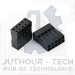 2x5P DuPont Plastic Terminal Housing Double Row 2.54mm – 10 pin (5 PCS)