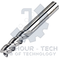 End Mill Carbide 3 Flute 5 mm x 15 mm For Aluminum Shank: 5 mm