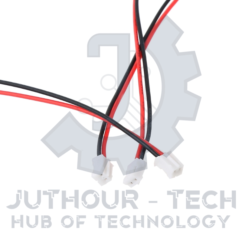 JuthourTech 2 Pin Xh2.54 JST Connector Female To Female With 300mm Wire