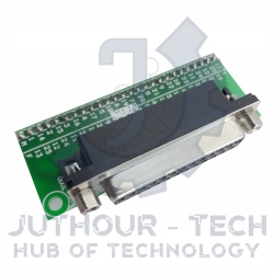 DB25 Female on PCB (for breadboard use)