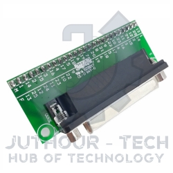 DB25 Female on PCB (for breadboard use)