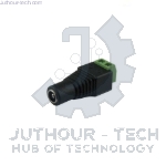 Screw Terminal Block To Female DC Power Adapter - 2.1mm Plug