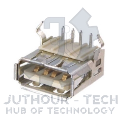 USB Connector on PCB Type A Female
