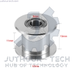 Aluminum Idler Pulley Toothless 5mm For Timing Belt 10mm