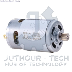 RS550 DC Motor 21V 28000 RPM 14 Teeth 8.2mm Gear