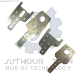Right & Left X Axis Aluminum Plates Silver For 3D Printer