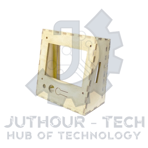 Wooden Cover For LCD 128 x 64 With SD Card Slot 
