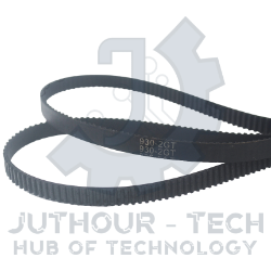 Gt2 6mm Closed Loop Timing Belt 2Gt-6 930mm Rubber Synchronous Belt