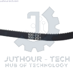 Gt2 6mm Closed Loop Timing Belt 2Gt-6 930mm Rubber Synchronous Belt