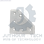 90 Degree Joining Plate Transparent (Acrylic)