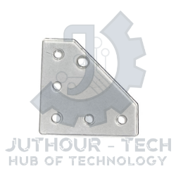 90 Degree Joining Plate Transparent (Acrylic)