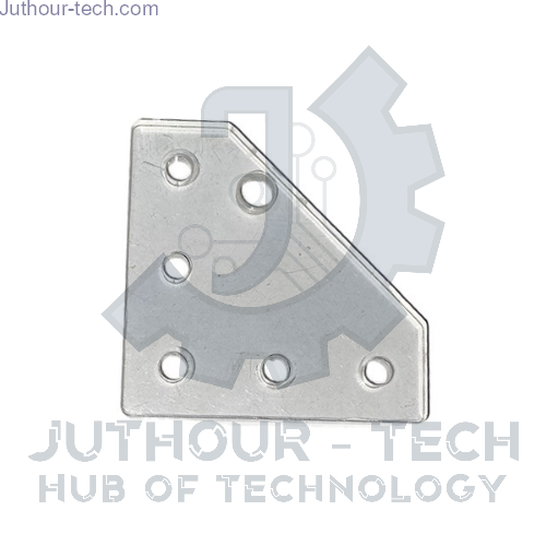 90 Degree Joining Plate Transparent (Acrylic)