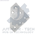 90 Degree Joining Plate Transparent (Acrylic)