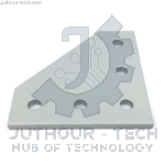 90 Degree Joining Plate Silver (Aluminum)