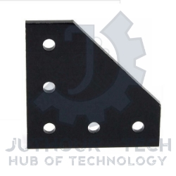 90 Degree Joining Plate Black (Acrylic)
