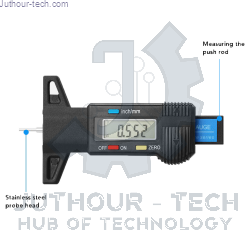 Digital Depth Gauge For Car Tires