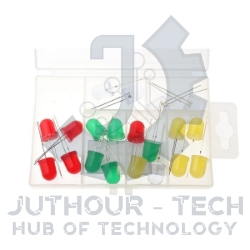 Pack of Mixed Color LED Size 10mm (20 LED)