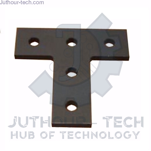 T Joining plate Flat Black (Aluminum)