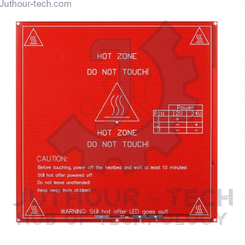 RepRap 3D Printer Heatbed MK2B 12V 24V PCB Hot Plate