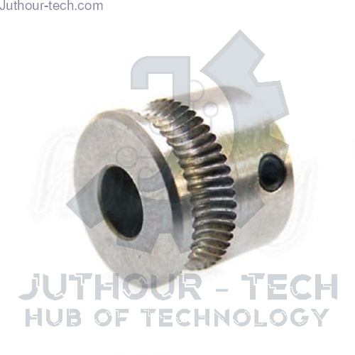 MK7 Stainless Steel Extruder Drive Gear Hobbed Gear For Reprap 3D Printer 5mm	