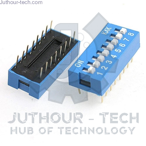 8 Position DIP Switch 2.54mm