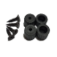 Plastic Black Legs For 3D Printer - 4 PCS