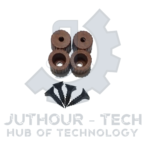 Plastic Brown Legs For 3D Printer - 4 PCS