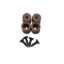 Plastic Brown Legs For 3D Printer - 4 PCS
