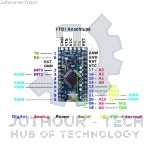 Arduino Pro Mini Microcontroller ATmega328 Development Board 5.0V 16Mhz