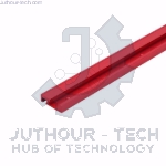 Machifit 600mm Red Aluminum Alloy T-track Woodworking 45x12.8mm T-slot Miter Track