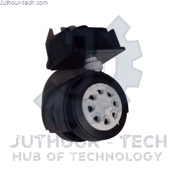 Black And White Plastic Wheel