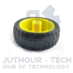 Small Smart Car Model Plastic Robot Tire Wheel (66mm)