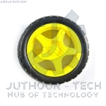 Small Smart Car Model Plastic Robot Tire Wheel (66mm)
