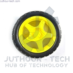 Small Smart Car Model Plastic Robot Tire Wheel (66mm)