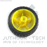 Small Smart Car Model Plastic Robot Tire Wheel (66mm)