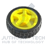 Small Smart Car Model Plastic Robot Tire Wheel (66mm)
