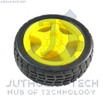 Small Smart Car Model Plastic Robot Tire Wheel (66mm)