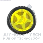 Small Smart Car Model Plastic Robot Tire Wheel (66mm)	