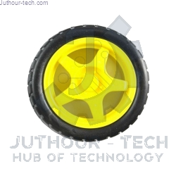 Small Smart Car Model Plastic Robot Tire Wheel (66mm)	