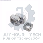 Square Nuts 6mm - Pack 50