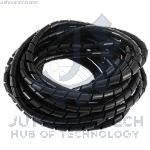 Spiral Wrapping Bundle Cable Ties - 10 Meters	8mm Black