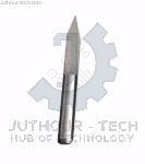 0.1mm PCB End Mill 15° shank 3.175