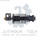 E3D V6 extrusion head fittings straight through throat printing head compatible thermocouple 1.75 Black	