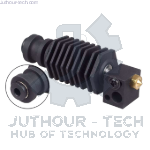 E3D V6 extrusion head fittings straight through throat printing head compatible thermocouple 1.75 Black	