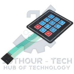 Keypad Membrane Sealed 4X3 Button for Arduino AVR PIC