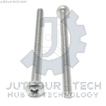 M3x40mm Phillips Steel Machine Screw Pan Head - Pack 25