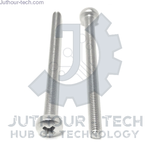 M3x40mm Phillips Steel Machine Screw Pan Head - Pack 25