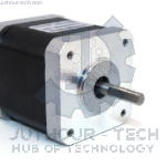 NEMA 17 STEPPER MOTOR, 48MM, HD48002_22B, Silver Black