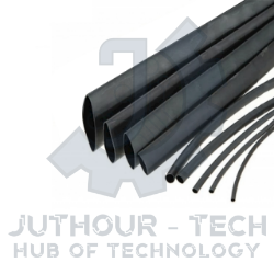 1 Meter	 Heat Shrink Black - All Diameters